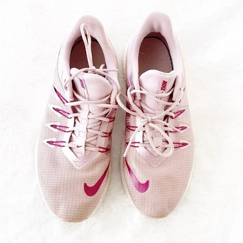 Nike Pink Quest Running Sneakers - Picture 4 of 11